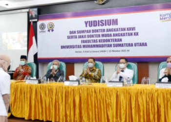 FK UMSU Gelar Sumpah Dokter dan Janji Dokter Muda