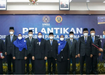 Rektor UMSU Lantik Dekan dan Direktur Pascasarjana