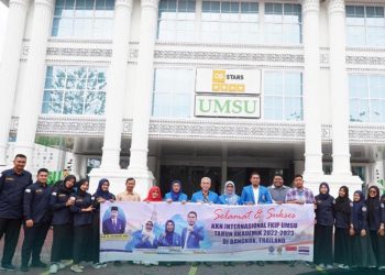 10 Mahasiswa FKIP UMSU Ikuti KKN Internasional di Bangkok – Thailand