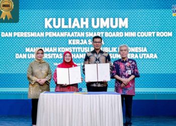 Fakultas Hukum UMSU Jalin Kerjasama dan Kuliah Umum dengan Mahkamah Konstitusi RI