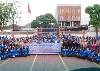 423 Mahasiswa FKIP UMSU Ikuti PLP Jati Diri Pendidik dan KKN Internasional