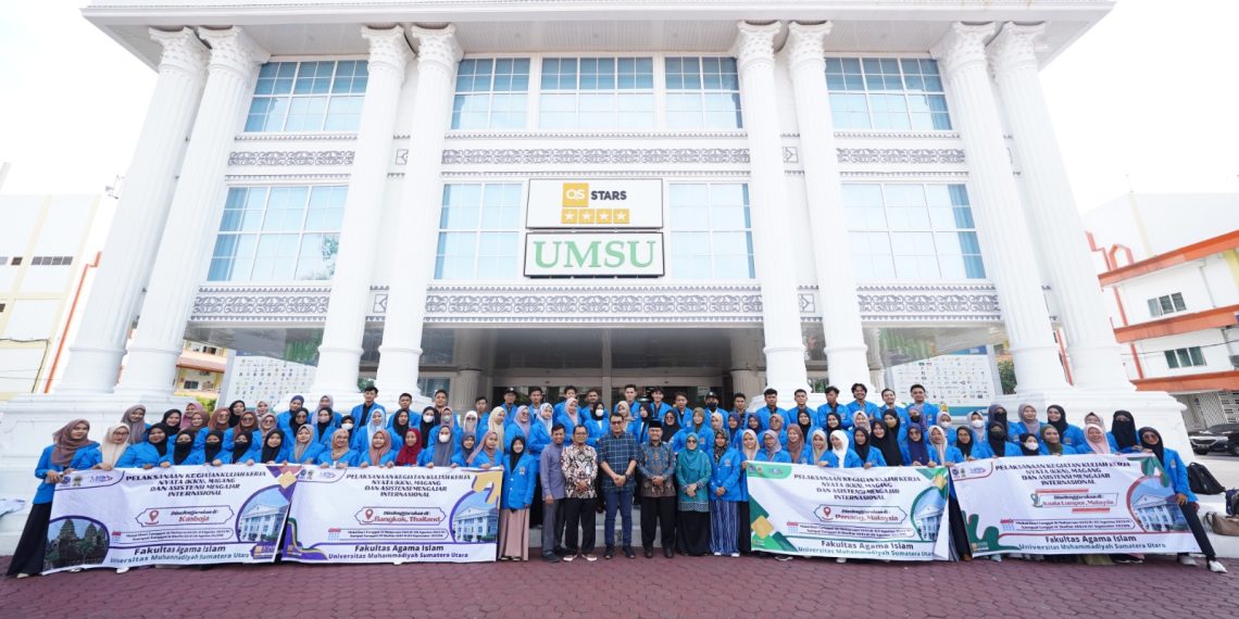 100 Mahasiswa FAI UMSU Ikuti KKN Internasional ASEAN dan Arab Saudi