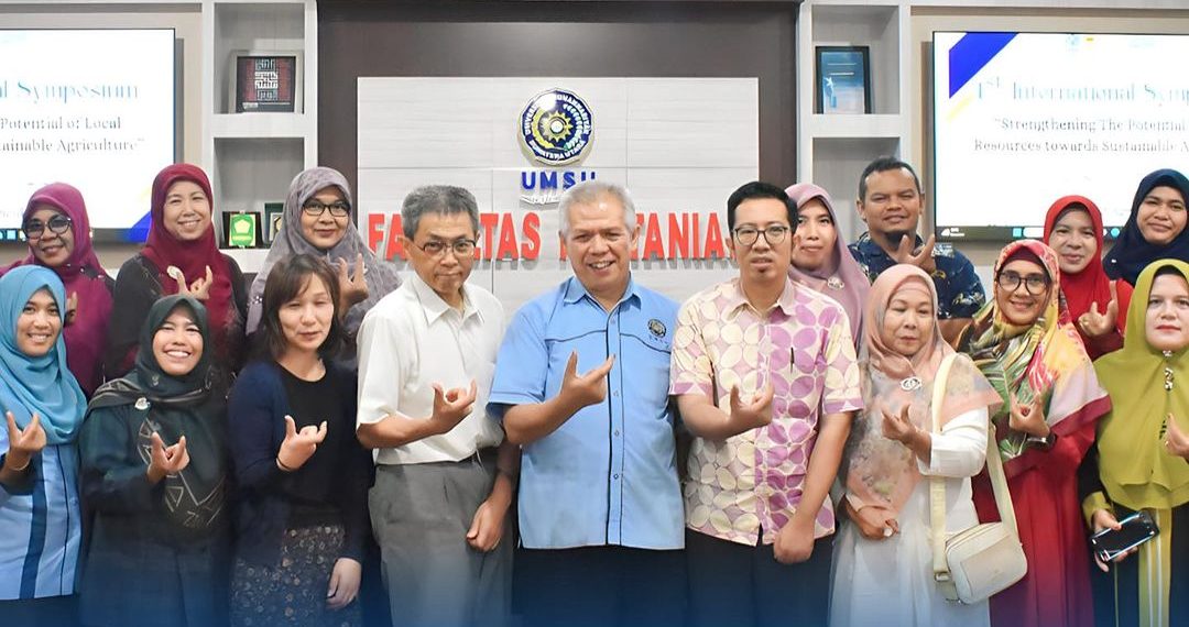 Faculty of Agriculture UMSU Held the First International Symposium By Inviting Speakers From Kyushu University, Japan and Conducting Joint Research With College Vocational Studies IPB University and Tokyo University of Agriculture.