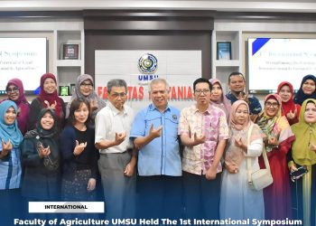 Faculty of Agriculture UMSU Held the First International Symposium By Inviting Speakers From Kyushu University, Japan and Conducting Joint Research With College Vocational Studies IPB University and Tokyo University of Agriculture.