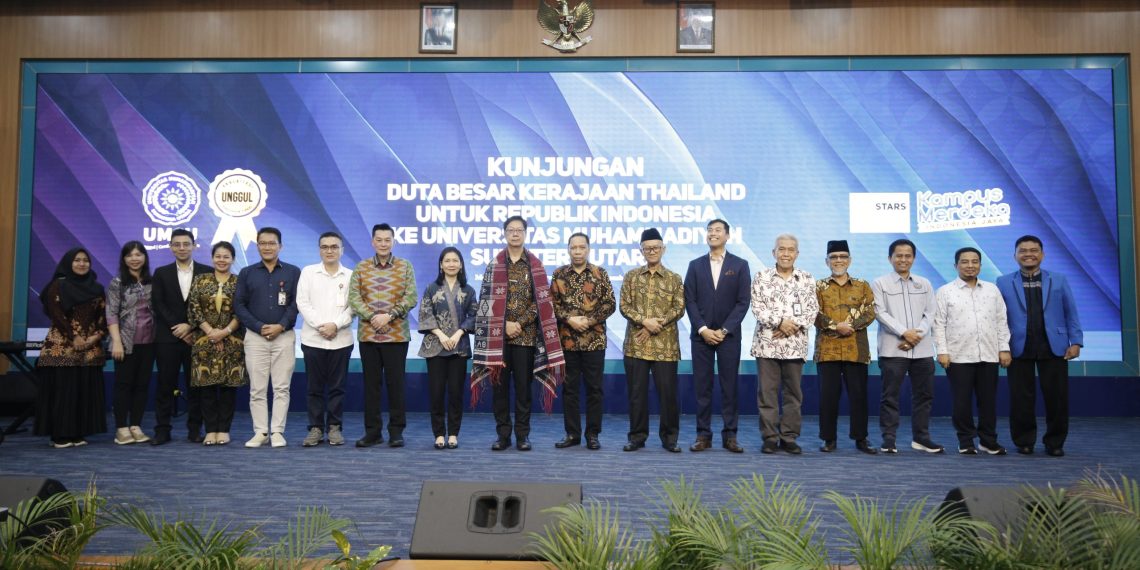 Dubes Kerajaan Thailand Kunjungi UMSU Motivasi Mahasiswa