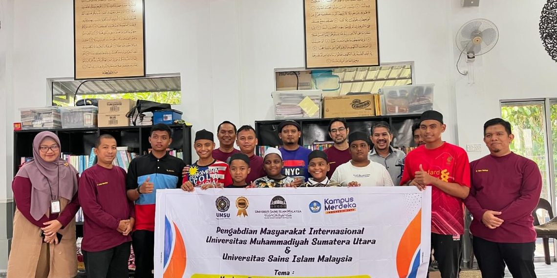 Establish International Collaboration UMSU-USIM Malaysia Conduct Community Service at Orphanage