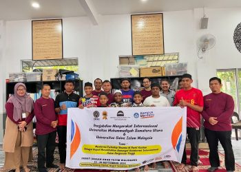 Establish International Collaboration UMSU-USIM Malaysia Conduct Community Service at Orphanage
