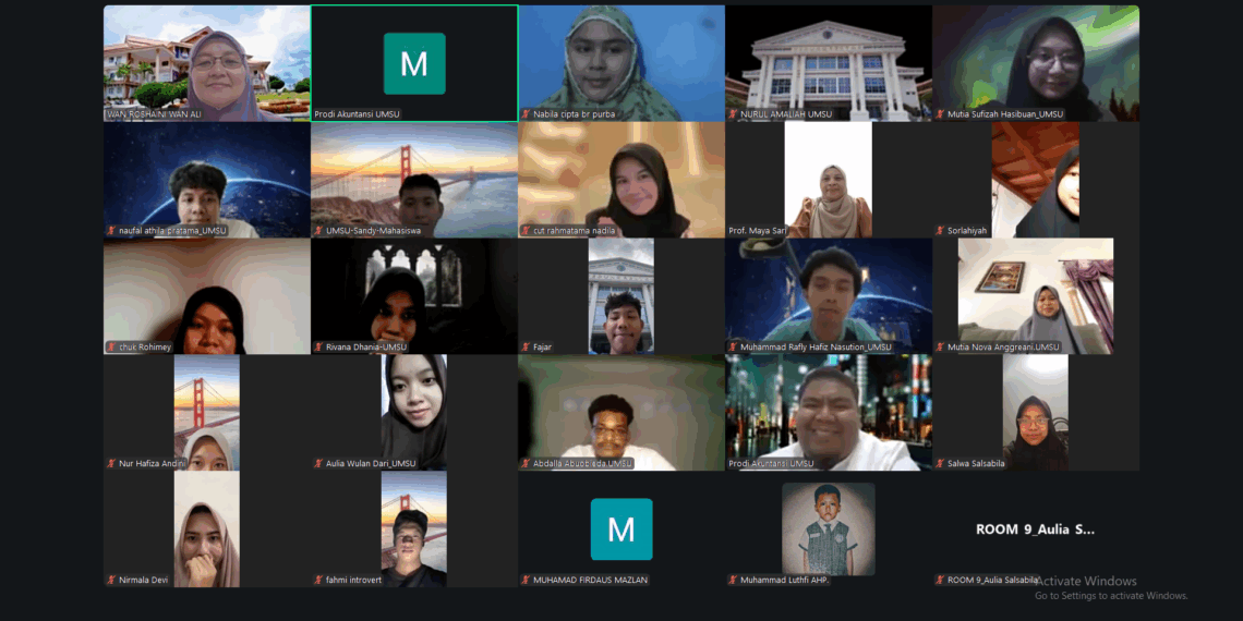 Virtual Teaching Collaboration: FEB UMSU x UiTM Kelantan Branch