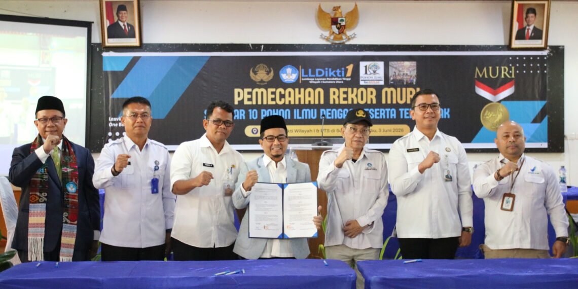 UMSU Strengthens Strategic Partnerships with North Sumatra Provincial Agencies and Shares International Class Best Practices at LLDIKTI Seminar and MURI Record Event