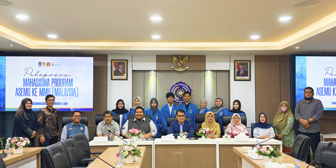 UMSU Dispatches Eight Students to Join ASEMO 2026 in Malaysia, Enhancing Student Competence and Campus Internationalization